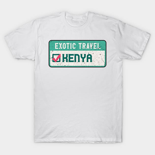 Kenya travel list T-Shirt by SerenityByAlex